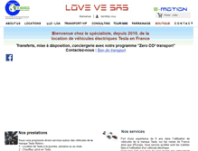 Tablet Screenshot of loveve.fr